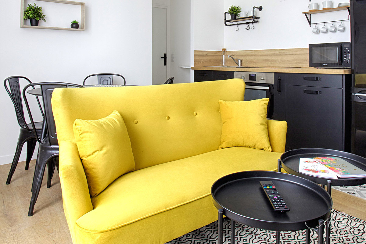 Jaune is the new black : Déco d’intérieur Colombes