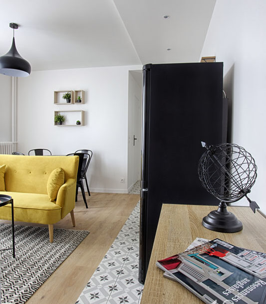 Jaune is the new black : Déco d’intérieur Colombes — après — photo 10